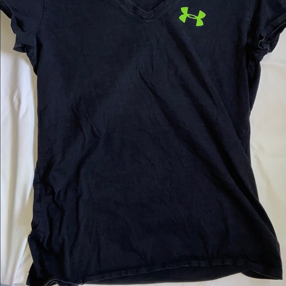 black and green under armor t